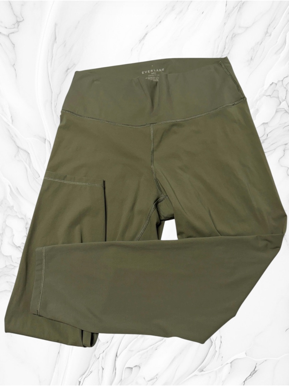 Everlane Olive green Active Leggings crop size XL